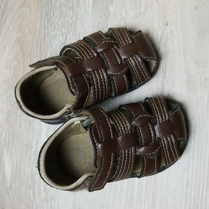 Baby boys toddler fisherman sandals 4 brown